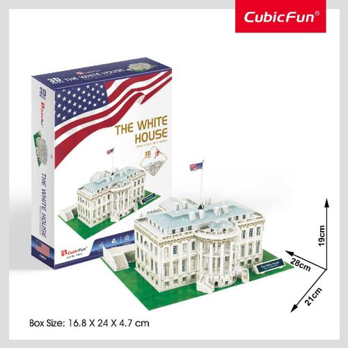 Cubicfun Puzzle The White House C060H slika 1