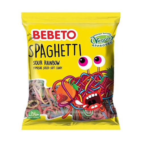 Bebeto spaghetti Rainbow 80g  slika 1