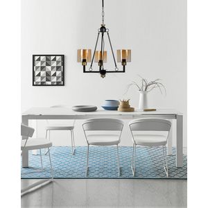 Napoli 3 Lü Avize Black Chandelier