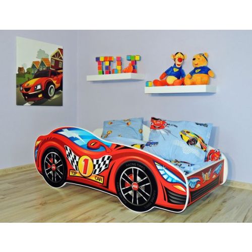 Dečiji krevet 140x70cm (trkački auto)  TOP CAR slika 1