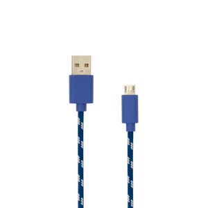 Sbox kabel USB A Muški -> MICRO USB Muški 1 m Plavi / RETAIL