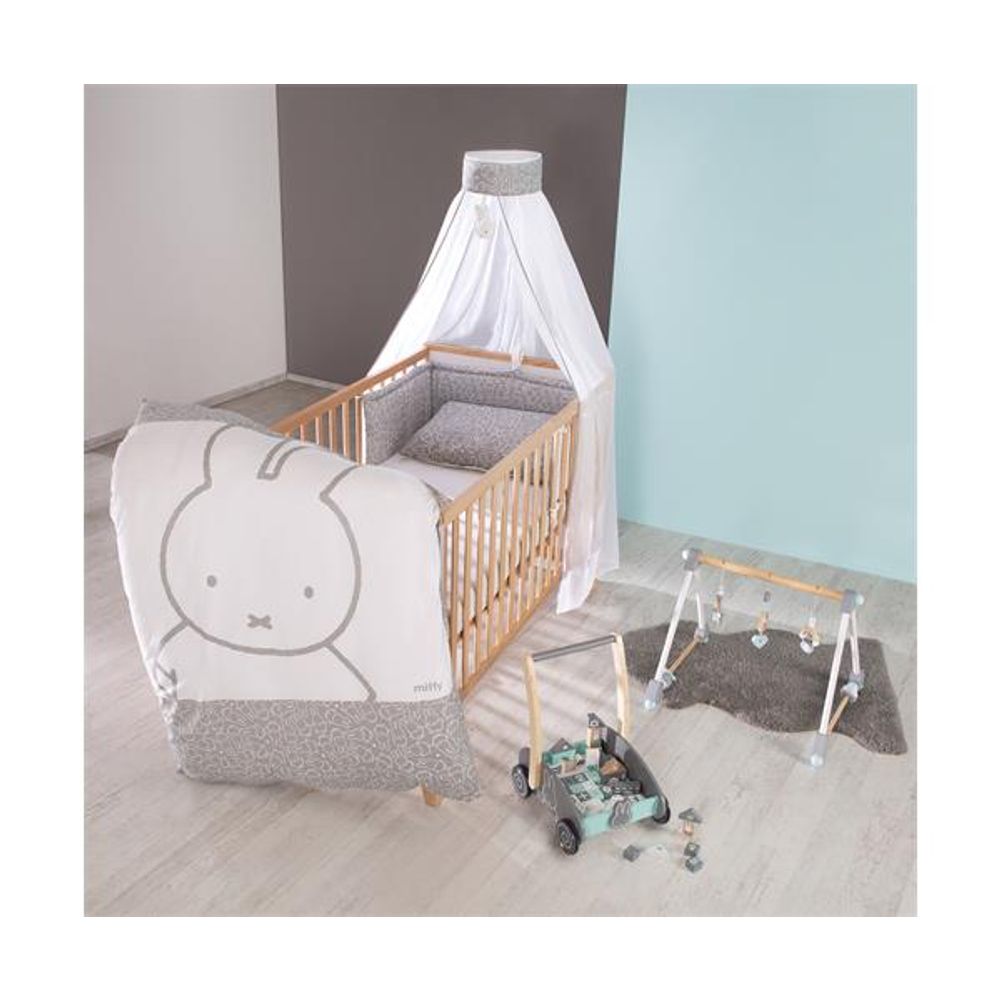 Roba Kids Set posteljine za krevetac sa baldahinom Miffy slika 4