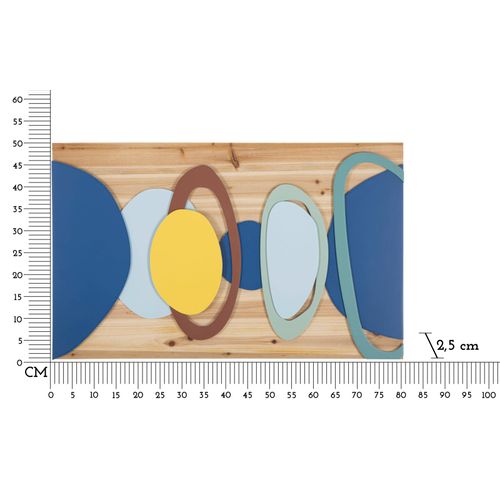 Mauro Ferretti Zidna dekoracija WOOD COLOR 80X2,5X50 cm slika 6