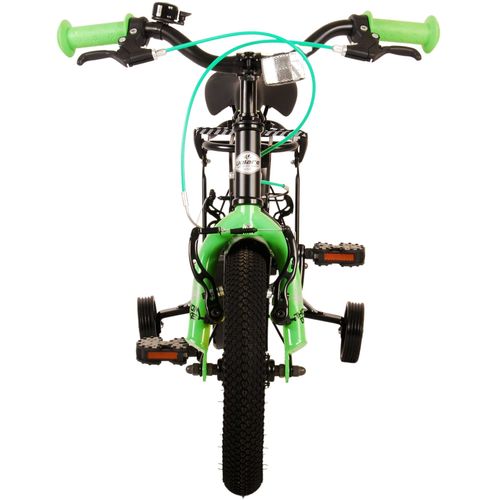Volare dječji bicikl Thombike 12" s dvije ručne kočnice crno-zeleni slika 11
