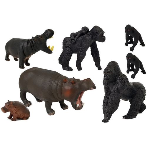 Set figurica nilski konji i gorile 7 kom. slika 2
