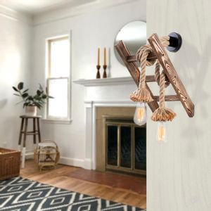 Erebos - 120-A Wooden Wall Lamp