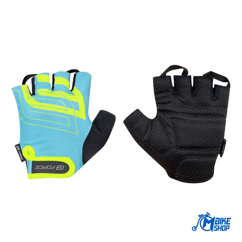 Force Rukavice za biciklizam Sport Blue/Fluo slika 1