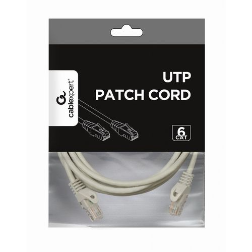 Gembird PP6U-3M UTP Cat6 Patch cord, grey, 3 m slika 3