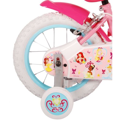 Dječji bicikl Disney Princess 14 inča Roza s dvije ručne kočnice slika 4