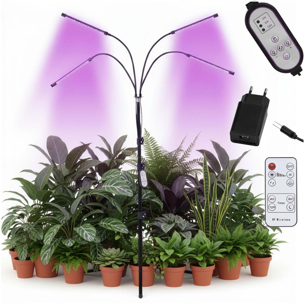 LED svjetlo za biljke ljubičasta (crvena + plava), crvena, plav slika 2