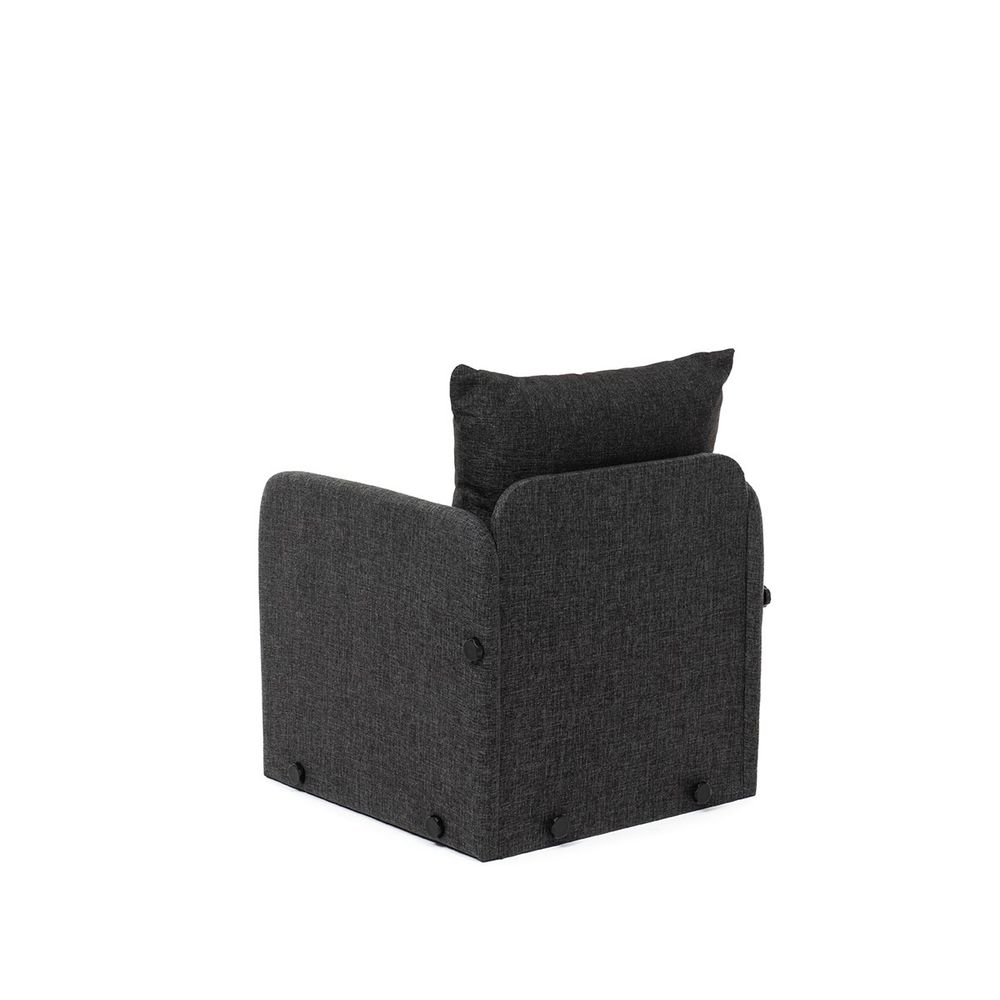 Saga Single - Tamno Siva Sofa na Razvlačenje za Jednu Osobu slika 8
