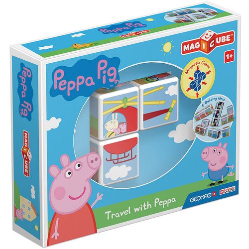 Peppa Pig Travel With Peppa Magicube magnetske kocke - 3kom slika 2