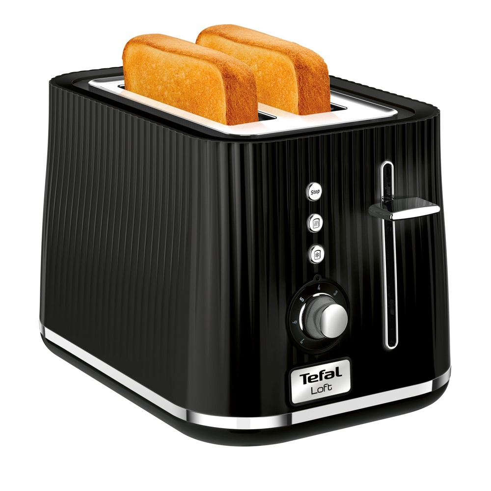 TEFAL Toster TT761838 Loft / 850 W, crni slika 1