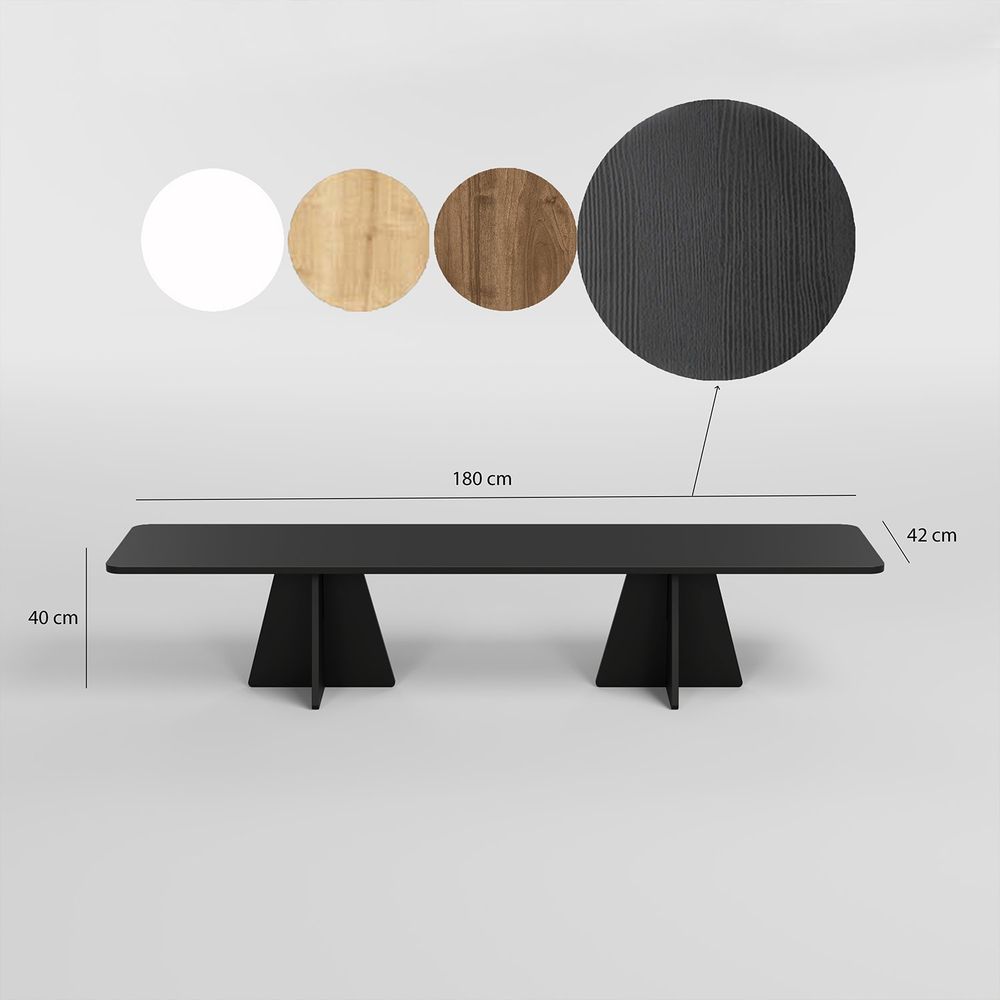 TV Komoda Mushroom - Black Black slika 6