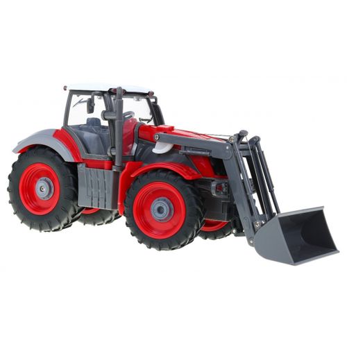 TRAKTOR s prikolicom u mjerilu 1:28 - crveni slika 8