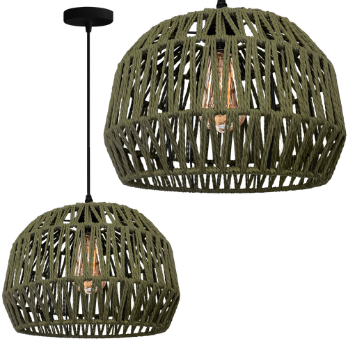 Lampa zielona Boho APP1293-1CP slika 1