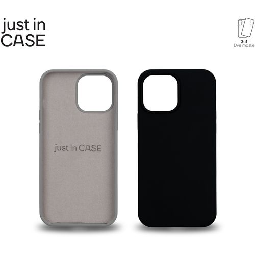 2u1 Extra case MIX PLUS paket CRNI za iPhone 13 Pro Max slika 3