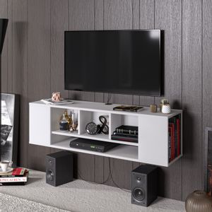 Paldi - White White TV Stand