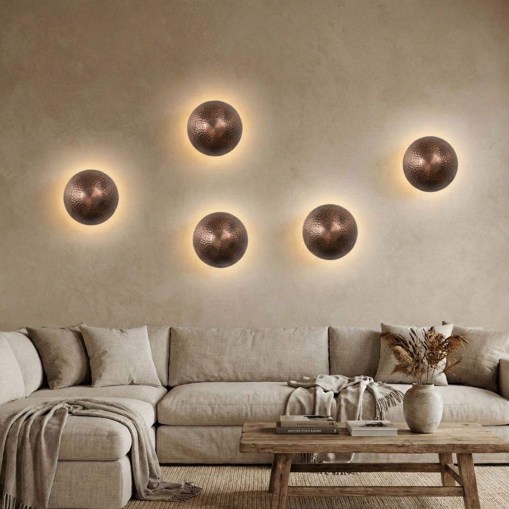 Zidna Lampa Petek - 16180 - A, boje: Bakra slika 4