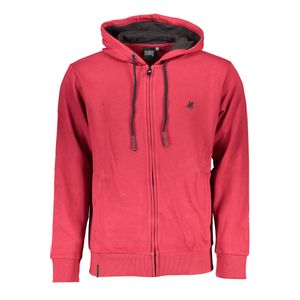 US GRAND POLO SWEATSHIRT WITH ZIP MAN RED