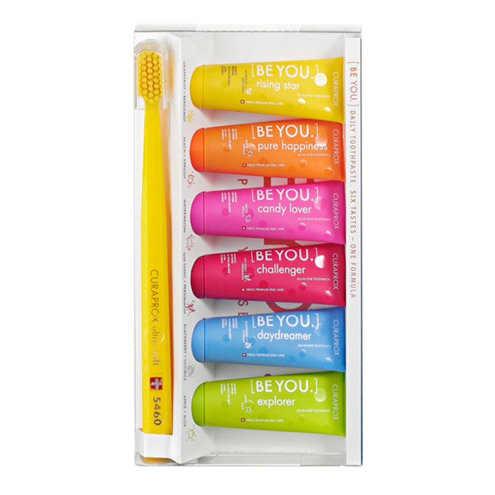 Curaprox Set Be You - Četkica za zube CS 5460 + Pasta za zube Be You 6kom slika 1