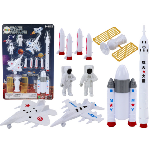 Set svemirskih figura - Astronauti, Rakete - 11 komada slika 1