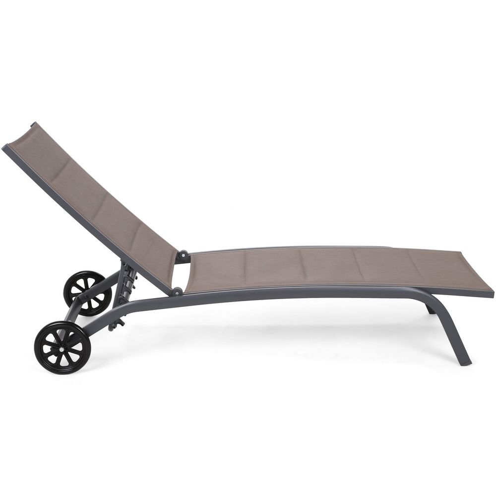 Ležaljka Ibiza siva / taupe slika 2