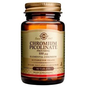 SOLGAR HROM PIKOLINAT 100MCG TBL A90