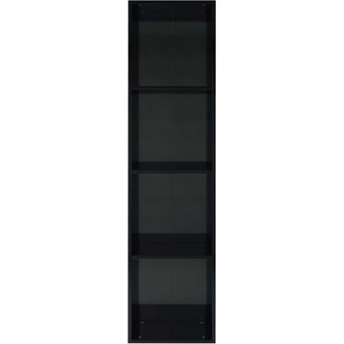 Ormarić za knjige/TV sjajni crni 36 x 30 x 143 cm od iverice slika 50