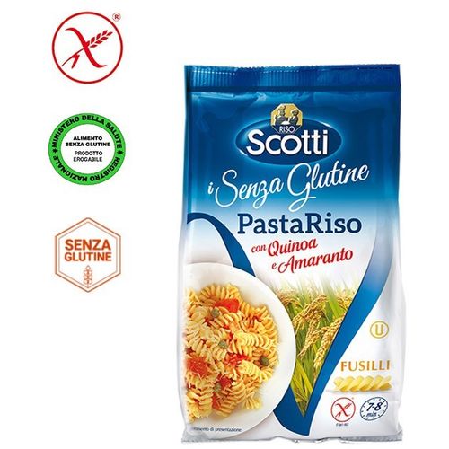 Riso Scotti - Fusilli od rižinog brašna, kvinoje i amaranta - bez glutena 250g slika 1