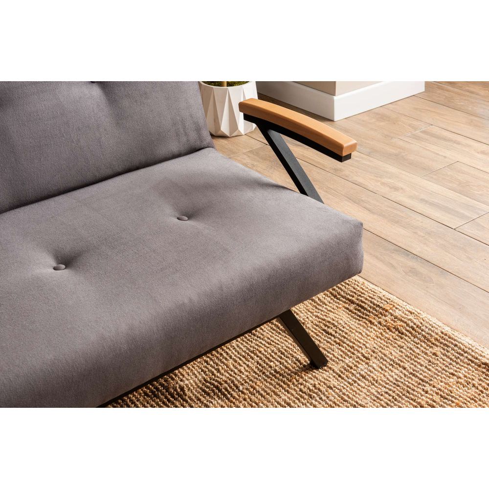 Sofa na razvlačenje Zven - Siva boja slika 4