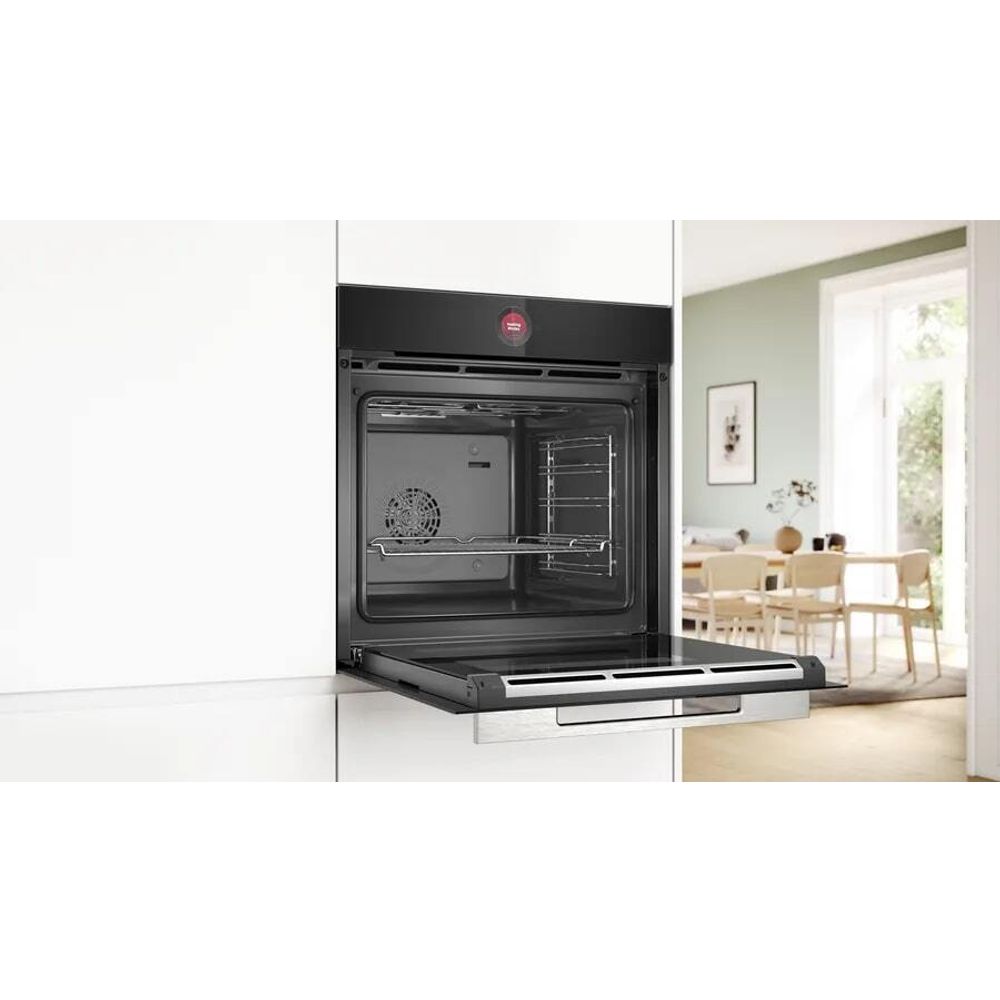 BOSCH pećnica  Serie 8|CRNA, A+,katalitički, HidrolitičkiAutoOFF,Bosch Assist slika 3