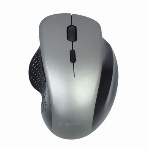 Gembird 6-button wireless optical mouse, black-spacegrey slika 1