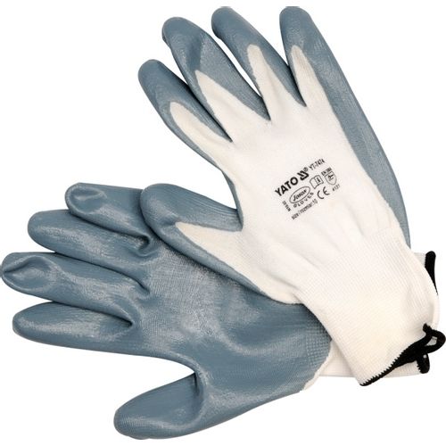 Yato rukavice otporne na ulje, bijele, veličina 10 slika 1