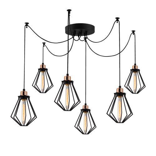 Oylat - N-1034 Black Chandelier slika 5