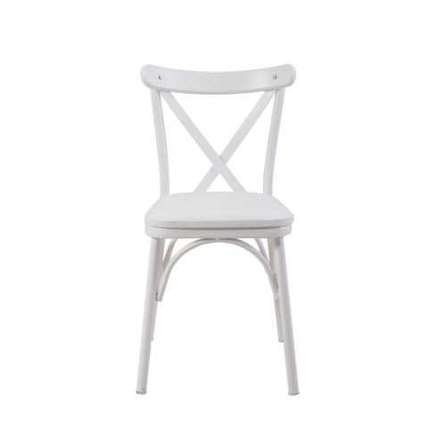 Woody Fashion Stolica, Bijela boja, Oliver Chair -  White slika 1