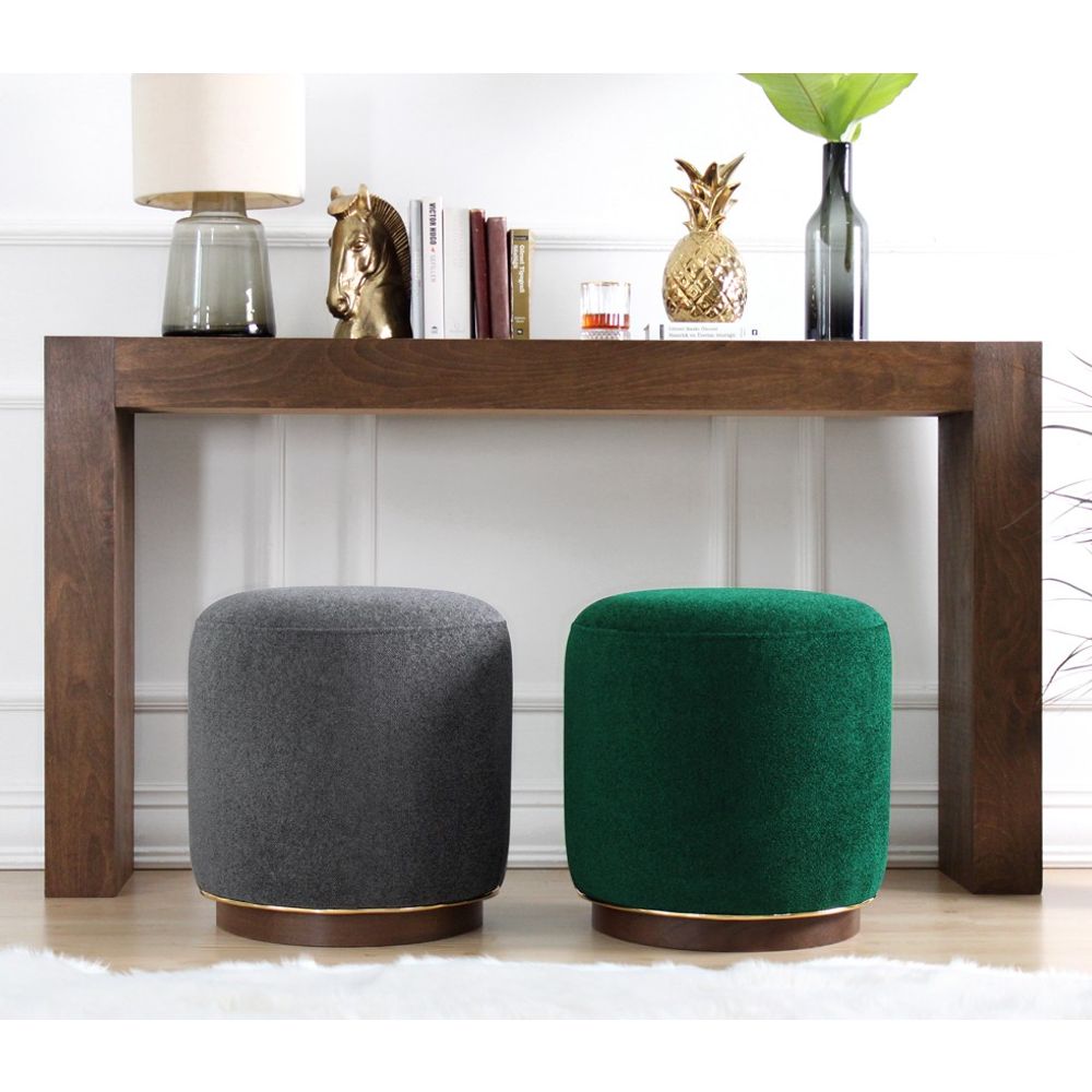 Zeone - Sivi Pouf slika 4