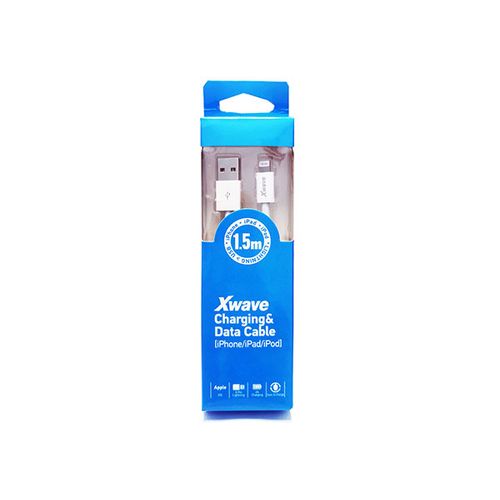 Xwave Kabl USB IPHONE 1.5M 3A USB2,lightning,blister bela slika 2