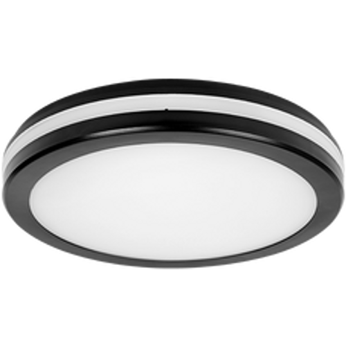 Green Tech LED plafonjera  24W, 3000K - 4000K - 6500K, promjer 30cm, IP65, crna slika 1