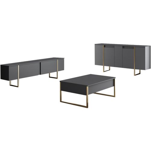 Luxe - Anthracite, Gold Walnut
Gold Console slika 8