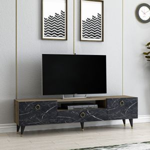 Cavelli - Walnut Walnut
Black TV Stand