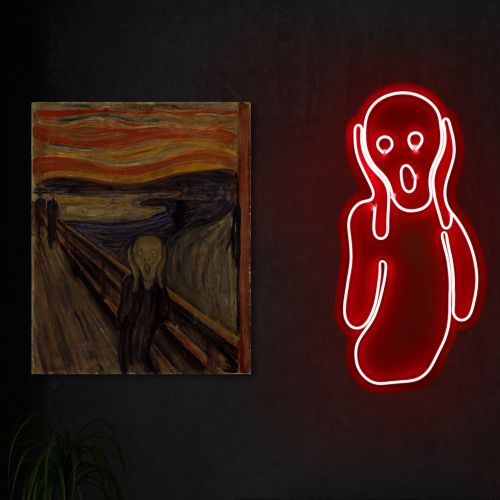 Wallity Ukrasna plastična LED rasvjeta, Scream - Red slika 9