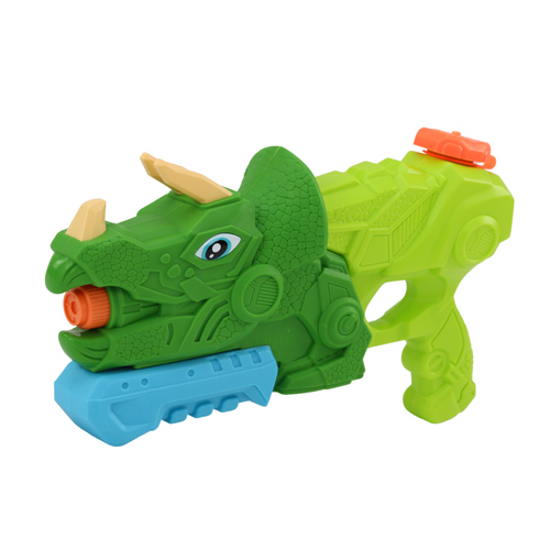 Vodeni pištolj dinosaur triceratops zeleni 1000 ml s dometom 7 m slika 3