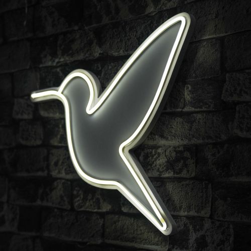 Wallity Ukrasna plastična LED rasvjeta, Little Bird - White slika 8