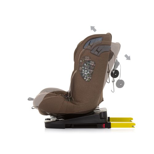 Chipolino Auto Sedište Isofix X Factor Macadamia 40-150cm slika 5