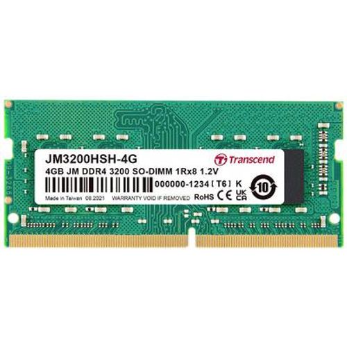 Transcend JM3200HSH-4G DDR4 4GB JM 3200 SO-DIMM 1Rx8 512Mx8 CL22 1.2V slika 1