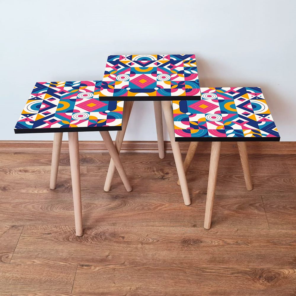 Nesting Table 3Shp215 - Višenamjenski Set Stolova (3 Komada) slika 1