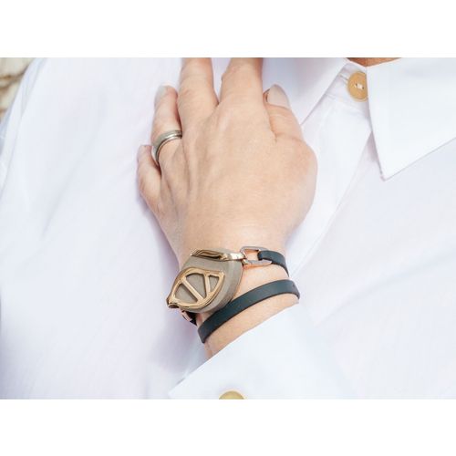 Bellabeat Leaf Urban - Gray Wave Active Bracelet - Rose Gold slika 2