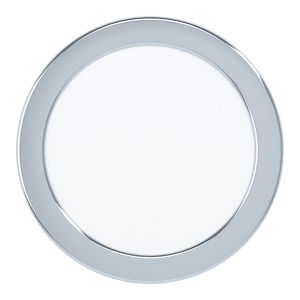 Eglo Fueva 5 ugradbena led, 10,5w, 1200lm, prom 166, ip44, bijela/krom/plastika 