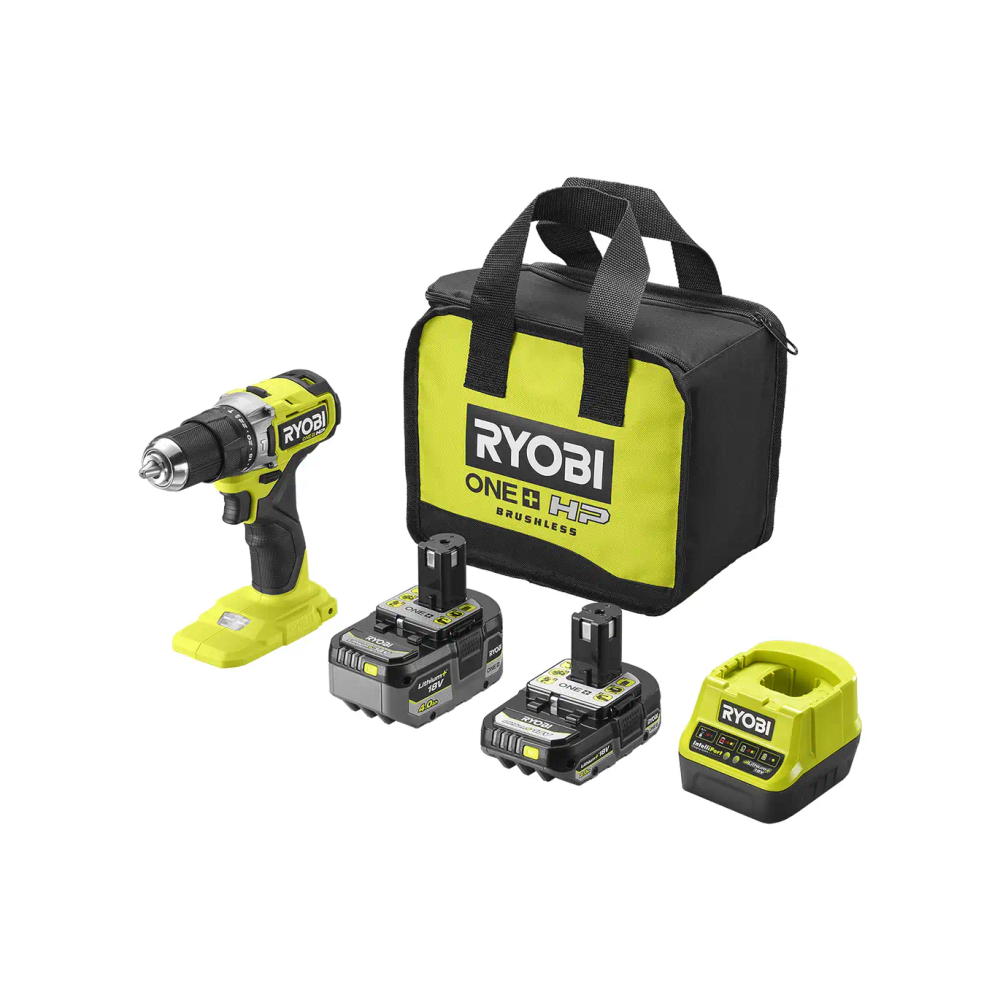 Ryobi 18V ONE+ Akumulatorska udarna bušilica/odvijač + dvije baterije, punjač i torba, RPD18C-242S slika 1